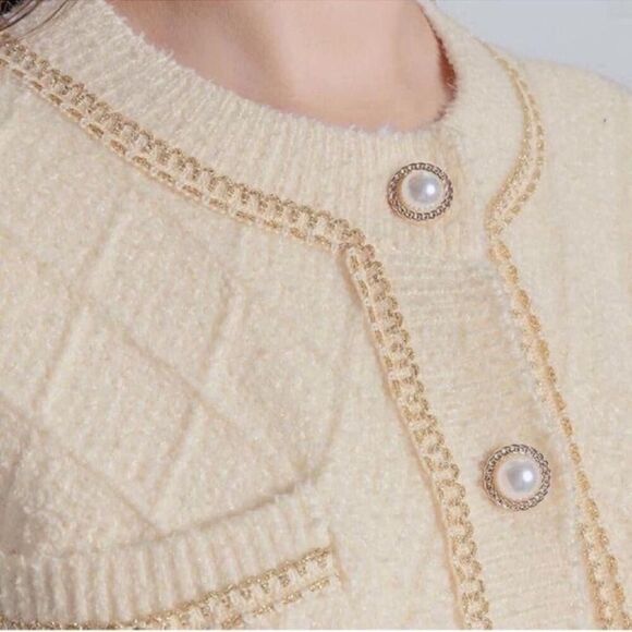 New Knit Cardigan Sweaters Long Sleeve Open Front Button Down - Picture 7 of 8